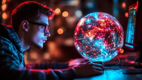 Futuristic Data Connection