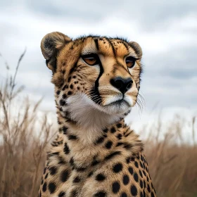 Serene Cheetah Gaze