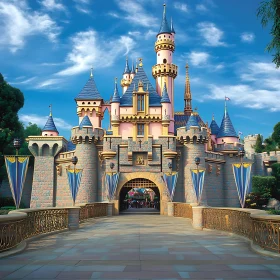 Majestic Castle in a Fairytale Setting