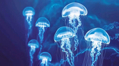 A Group of Jellyfish