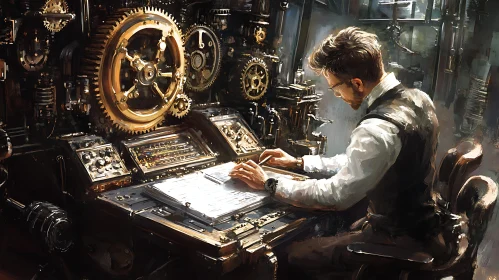Man and Machine: A Steampunk Vision