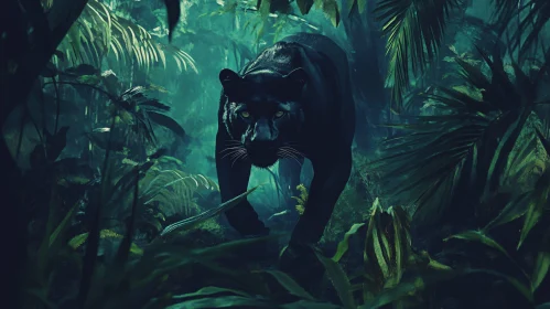 Panthera in Verdant Forest
