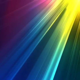 Spectrum of Light: Abstract Color Rays