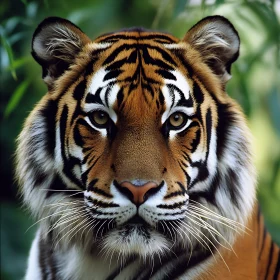 Close-Up of a Tiger's Face