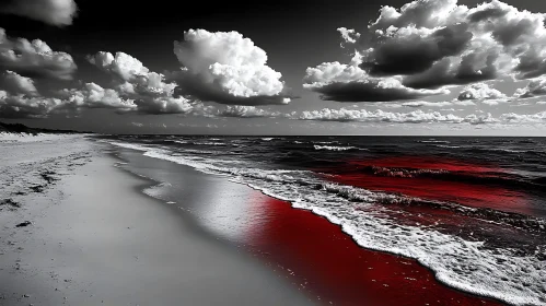 Seascape with Red Tide