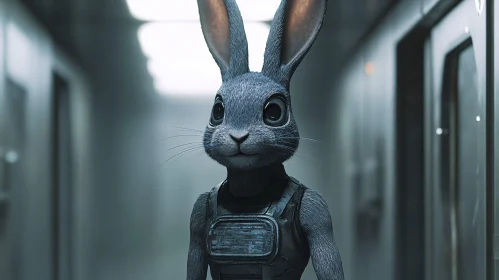 Robotic Rabbit with Tactical Vest