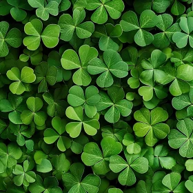 Field of Clovers: A Green Tapestry