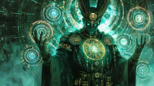 Enchanting Wizardry: A Display of Magical Power