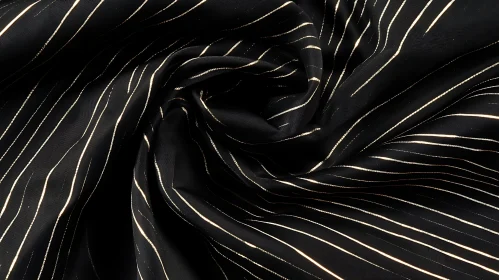 Golden Lined Black Textile