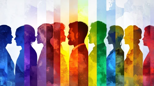 Rainbow of Faces: Celebrating Human Diversity