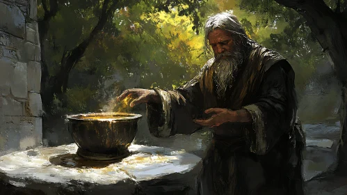 Old Wizard and Alchemy