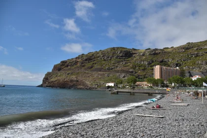 Scenic Beachfront Views in Madeira, Portugal