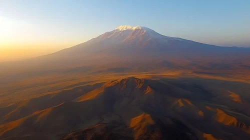 Mountain Range at Dawn