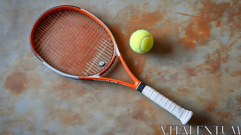 AI ART Sport Still Life with Tennis Gear