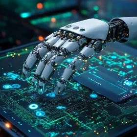 Cyborg Hand and Circuitry Connection