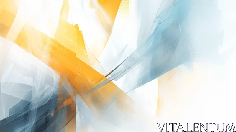 Abstract Art: A Fusion of Translucent Planes & Light-filled Compositions AI Image