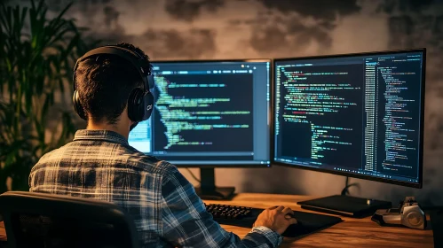 Dual Screen Coding Setup