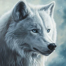 Arctic Wolf Close-Up