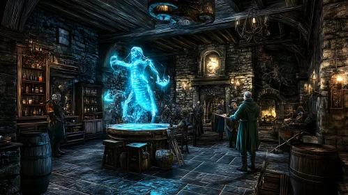 Mystic Gathering in Stone Chamber