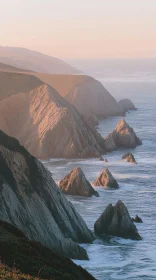 Scenic Cliffs Overlooking Tranquil Ocean