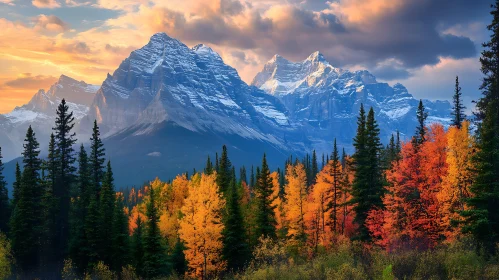 Autumnal Mountain Vista