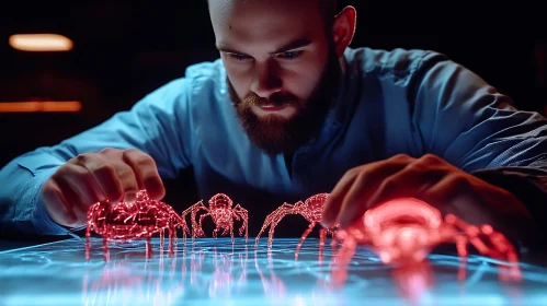 Robotic Spider Interaction