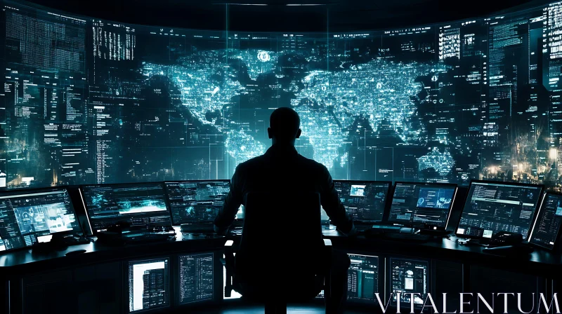 Data Security Operations Center AI Image