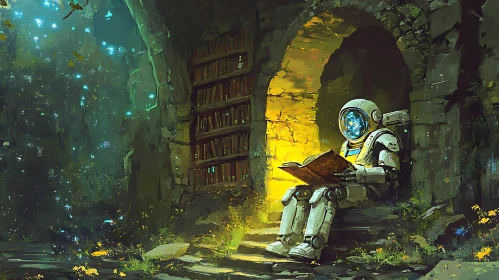 Future Reader: Astronaut Finds Solace in Books