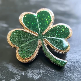 Sparkling Shamrock of Good Fortune