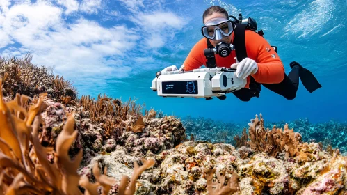 Oceanic Exploration with Underwater Camera