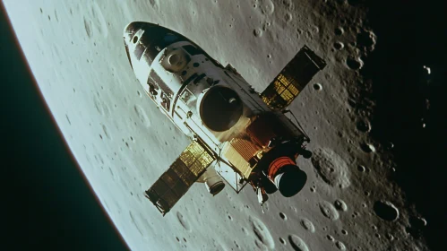 Lunar Orbiting Spacecraft