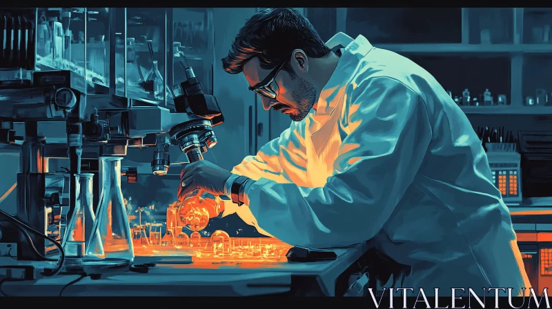 Lab Research AI Image