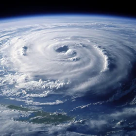 Hurricane Eye From Space