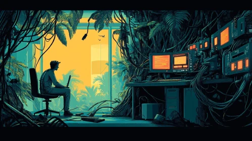 Jungle Office: Tech and Nature Collide