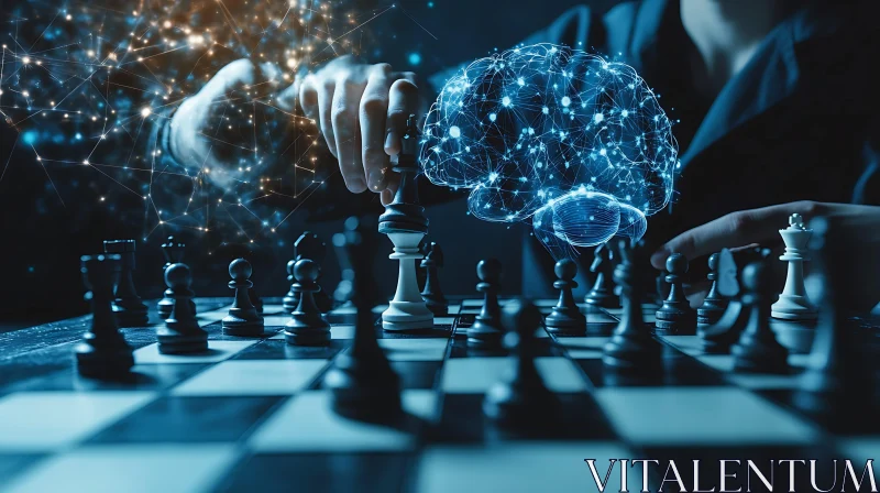 Chess and Intelligence Concept AI Image