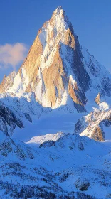 Winter Mountain Landscape