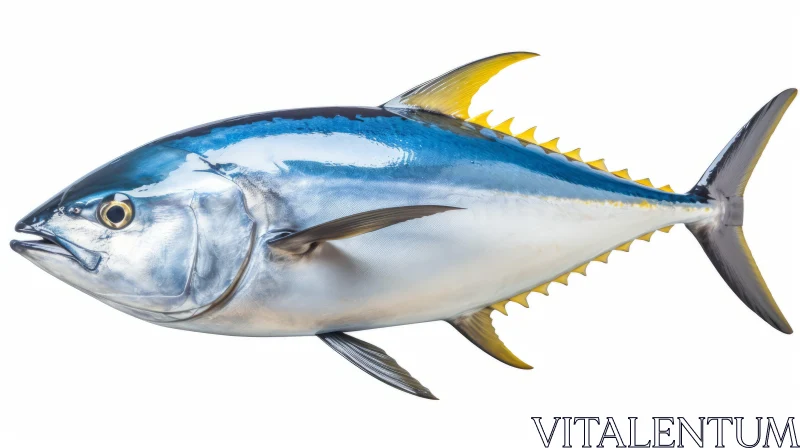 Exquisite Tuna Fish Artwork: A Fusion of Nanopunk and Princecore AI Image
