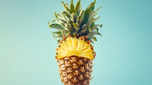 Halved Pineapple Fresh Fruit