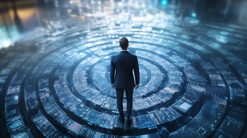 Technological Crossroads: A Man's Vision