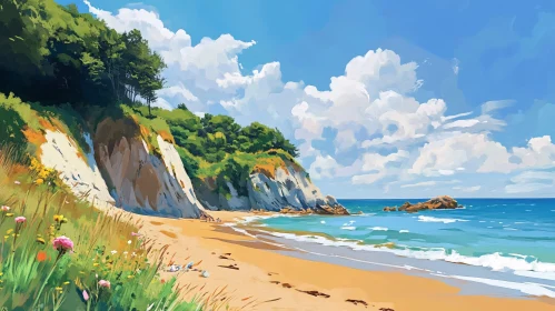 Tranquil Coastal Landscape