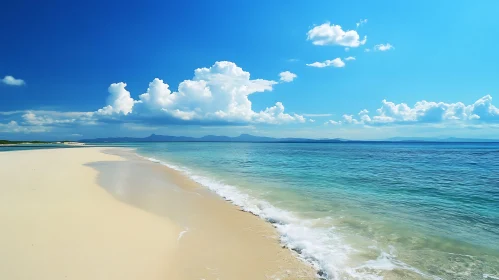 Scenic Beach Landscape on a Sunny Day