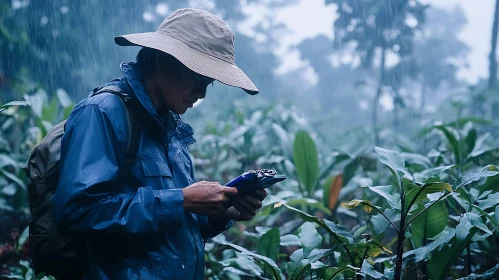 Rainy Day Research in the Forest