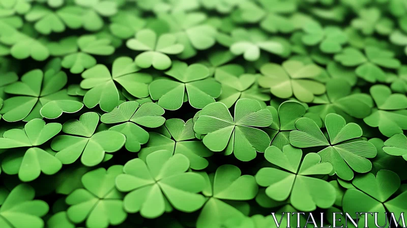 Abundance of Clovers AI Image