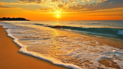 Tranquil Seascape at Dusk