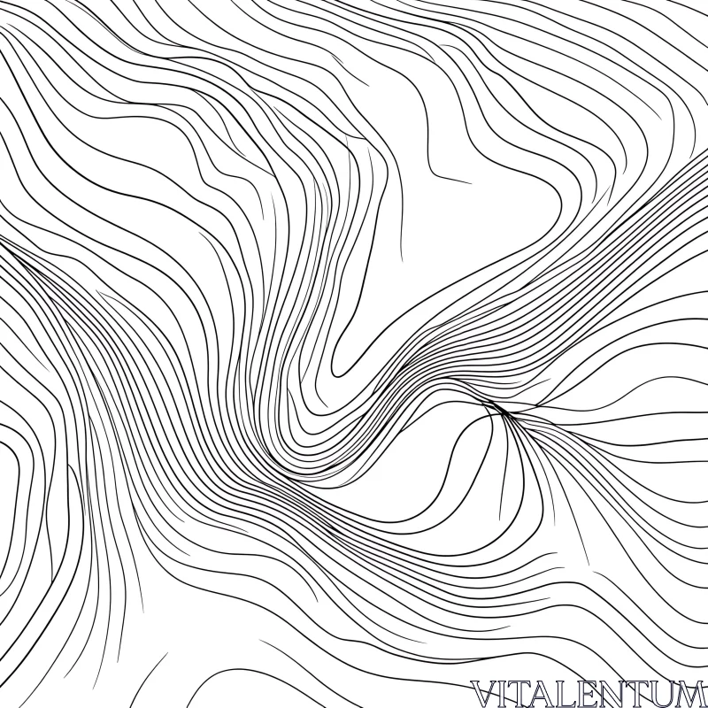 Minimalist Black and White Line Design