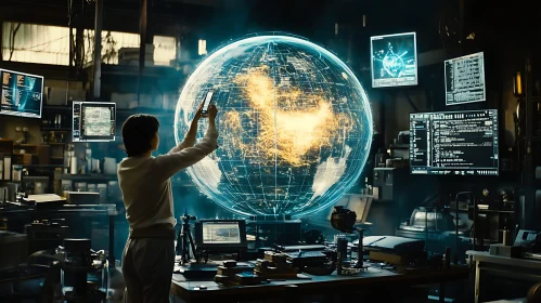 Holographic Globe Data Analysis