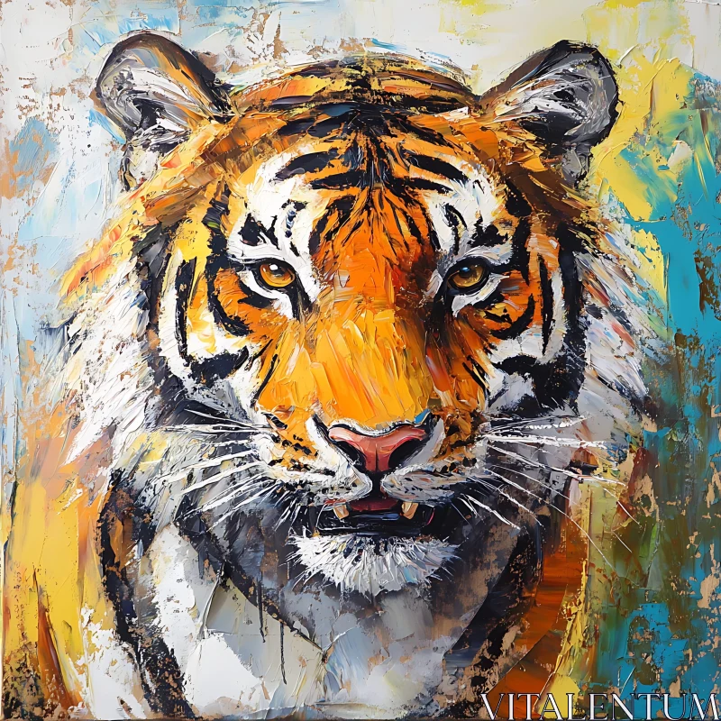 Feline Majesty: A Tiger's Gaze
