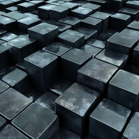 Geometric Array of Metallic Cubes