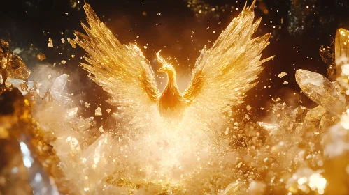 Phoenix of Light and Crystals