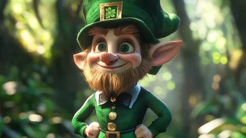 St. Patrick's Day Leprechaun Portrait